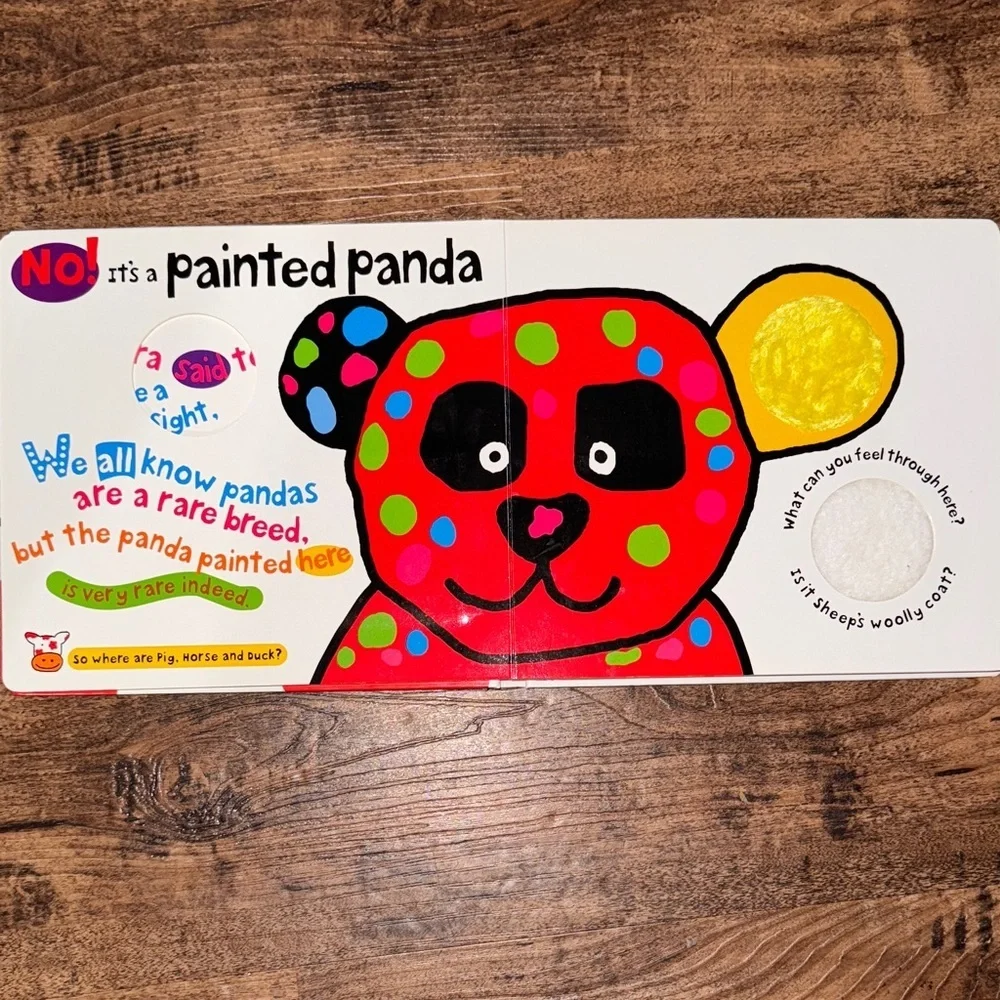 Millie Moo Touch and Feel Book - Red and Orange